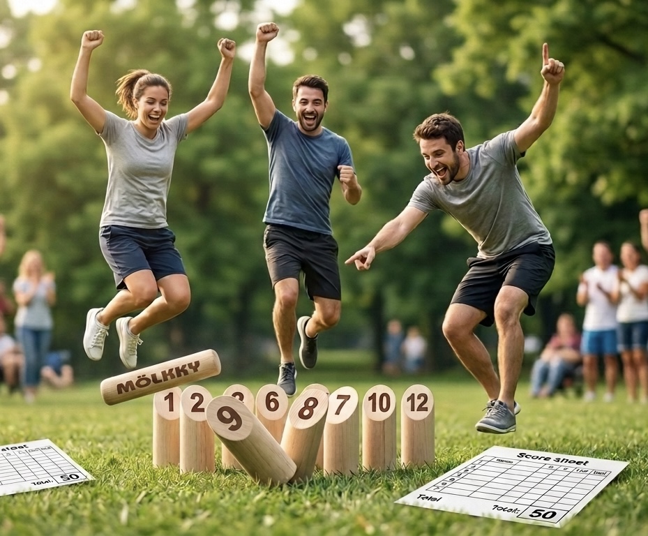 モルック勝利シーン